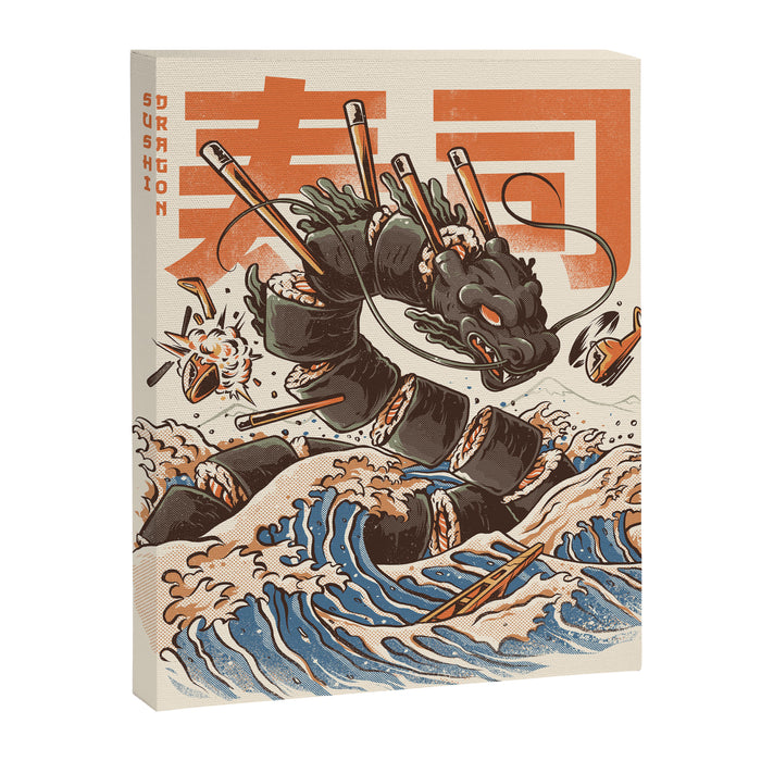 Great Sushi Dragon Canvas Print Gallery Image 1