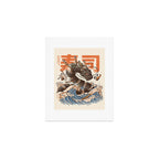 Great Sushi Dragon Art Print Gallery Image 1