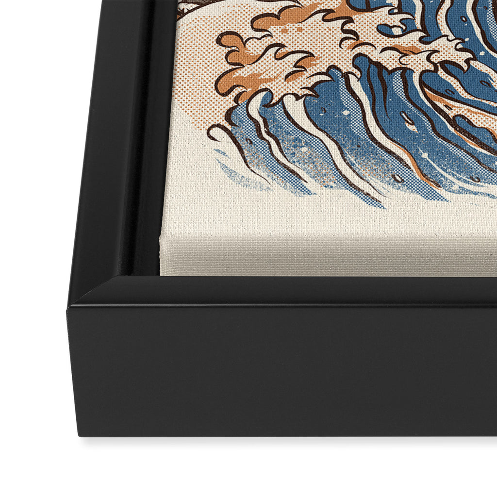 Great Sushi Dragon Framed Canvas Print Gallery Image 3
