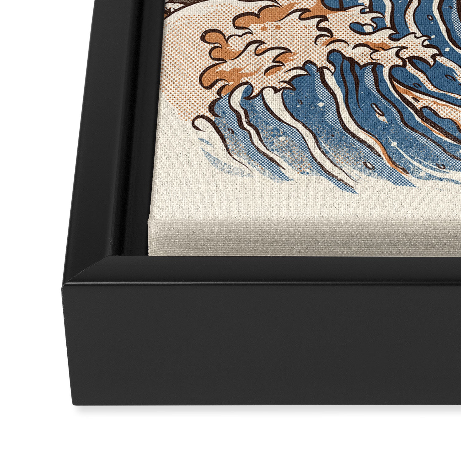 Great Sushi Dragon Framed Canvas Print Gallery Image 3