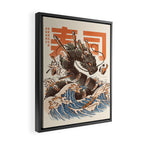 Great Sushi Dragon Framed Canvas Print Gallery Image 2