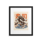 Great Sushi Dragon Framed Art Print Gallery Image 6