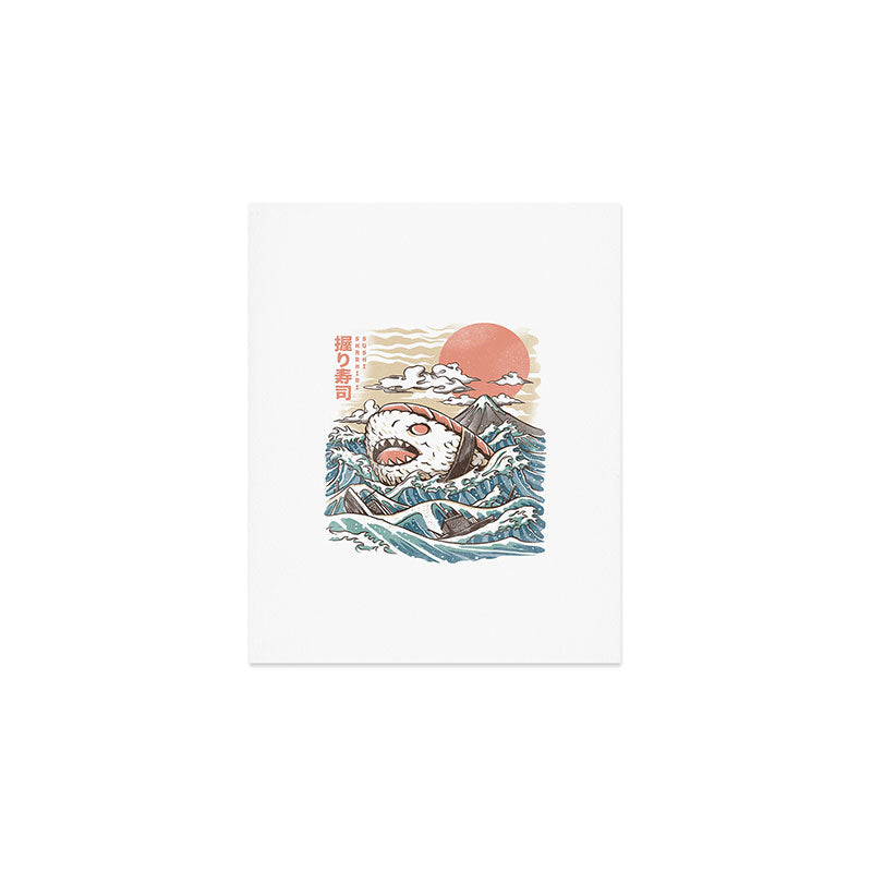 Sharkiri Sushi Art Print Gallery Image 1