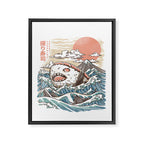 Sharkiri Sushi Framed Canvas Print Gallery Image 8