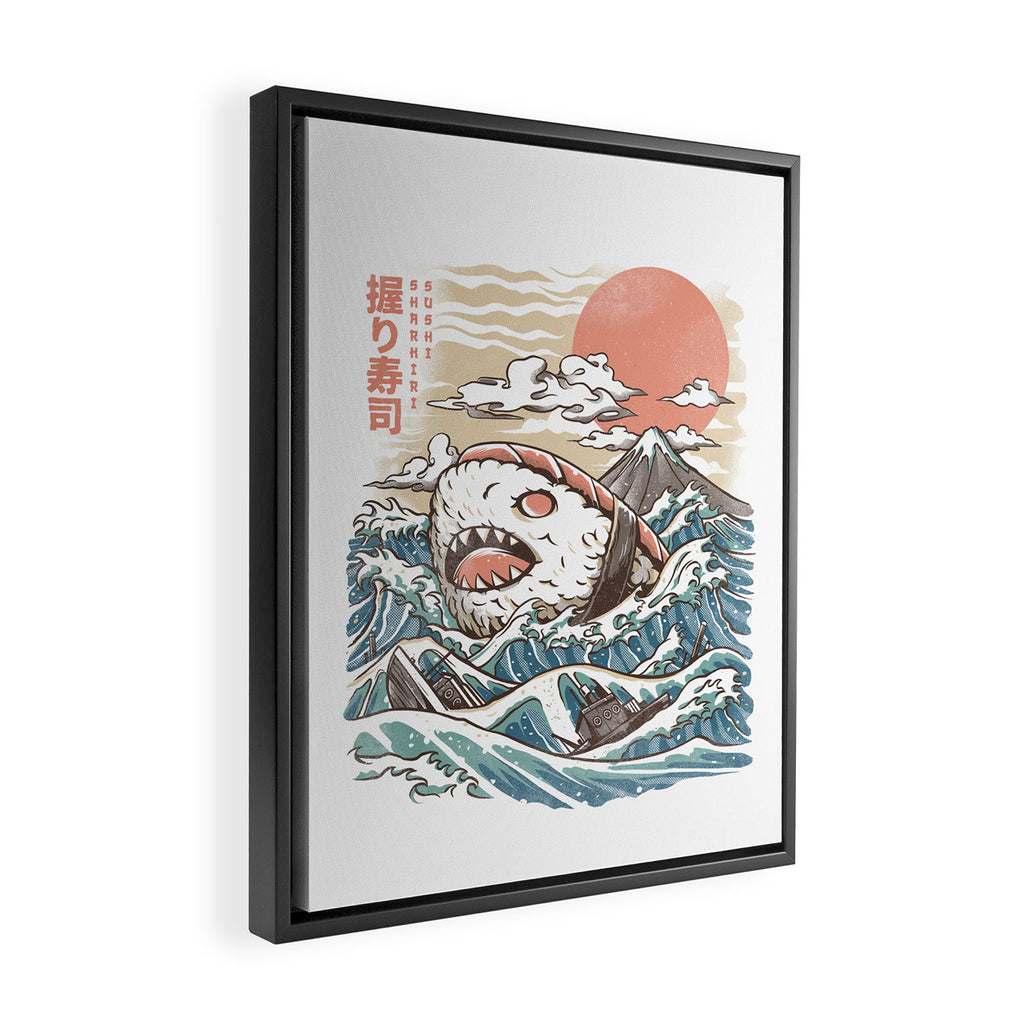 Sharkiri Sushi Framed Canvas Print Gallery Image 2