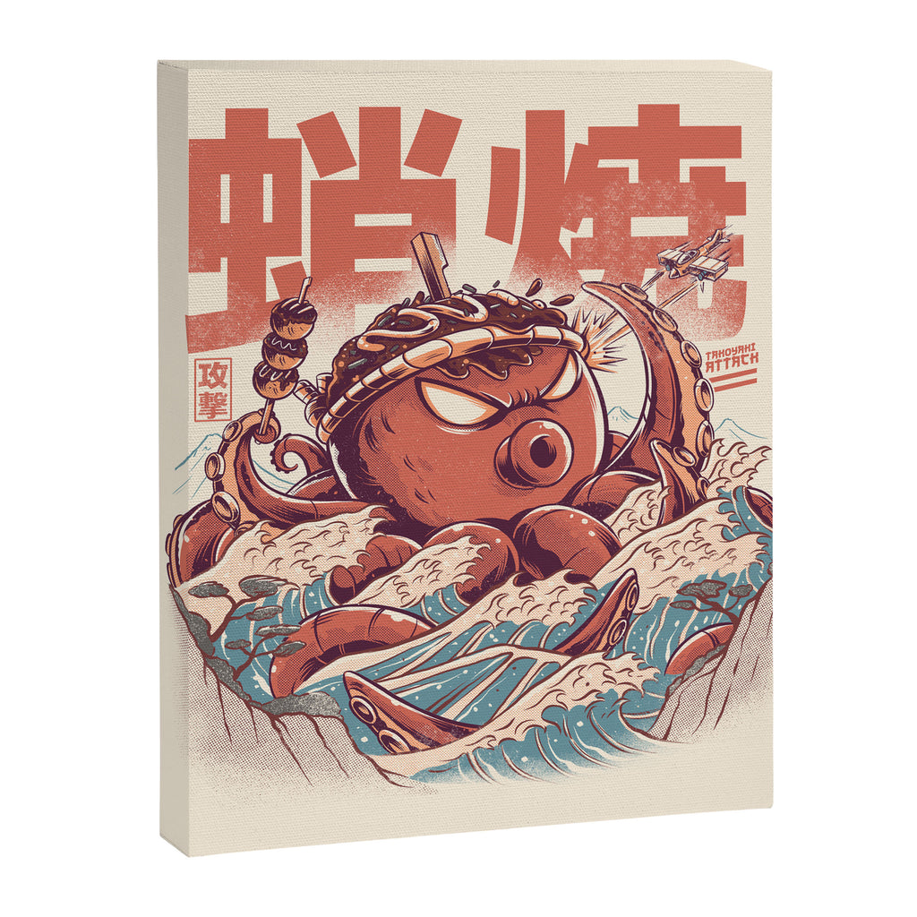 Takoyaki Attack Canvas Print Gallery Image 8