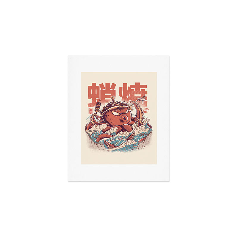 Takoyaki Attack Art Print Gallery Image 1