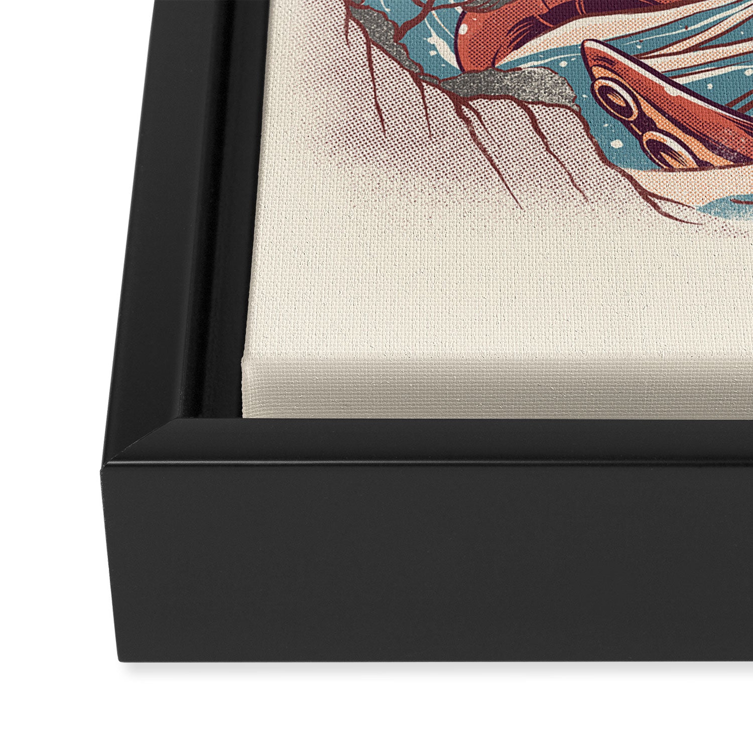 Takoyaki Attack Framed Canvas Print Gallery Image 3