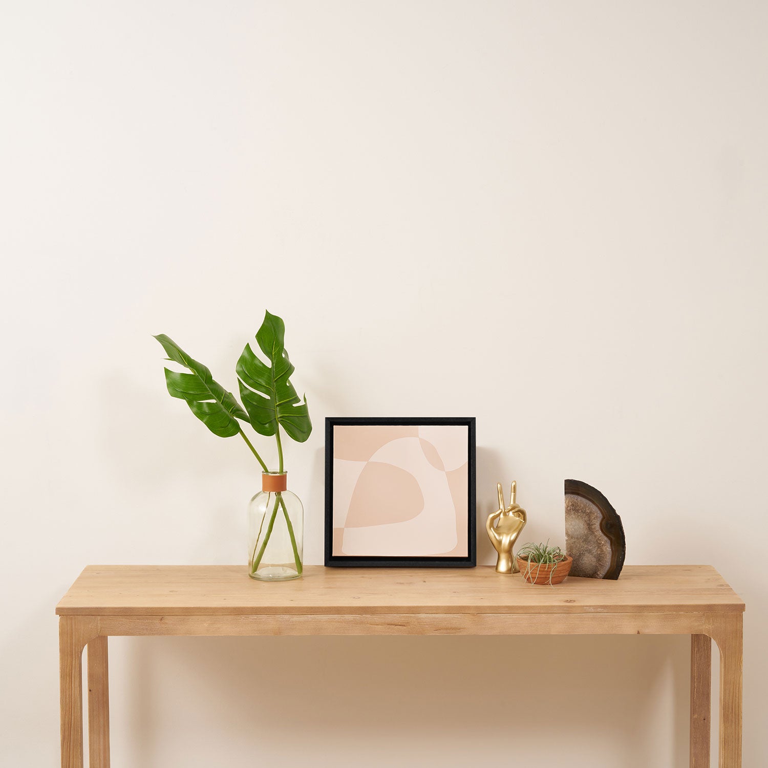 Peaches+Cream  Framed Canvas Print Gallery Image 3
