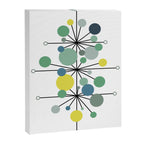 Atomic Age Nuclear Abstract Motif â Mid Century Modern Pattern Canvas Print Gallery Image 8