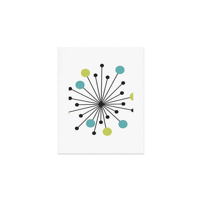 Atomic Age Nuclear Motif â Mid Century Modern Art Print Gallery Image 1