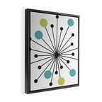 Atomic Age Nuclear Motif â Mid Century Modern Framed Canvas Print Gallery Image 2