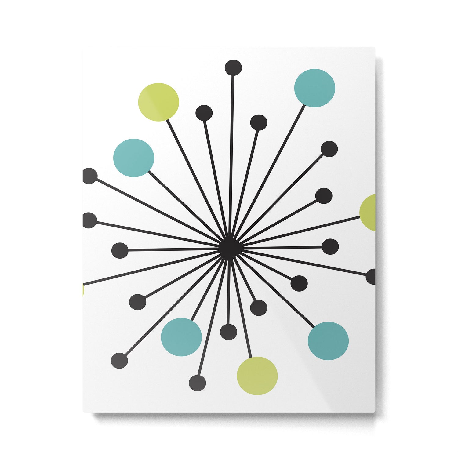 Atomic Age Nuclear Motif â Mid Century Modern Metal Print Gallery Image 6