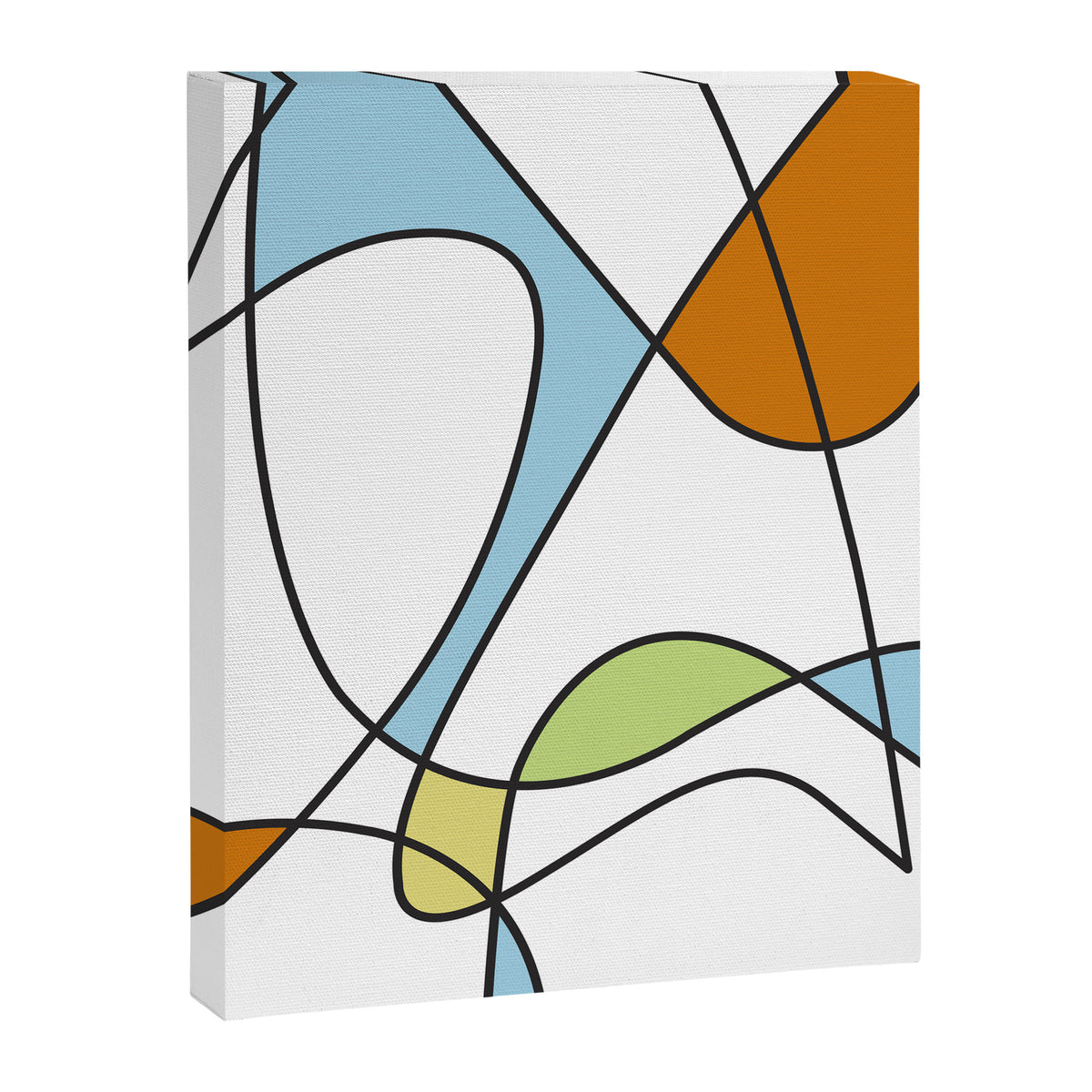 Mid Century Modern Abstract Design Canvas Print Gallery Image 8