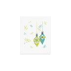 Mid Century Modern Christmas Ornaments Art Print Gallery Image 1