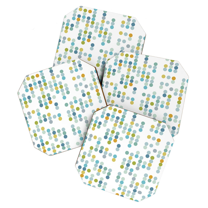 Mid Century Modern Circle Pattern Coaster Gallery Image 1