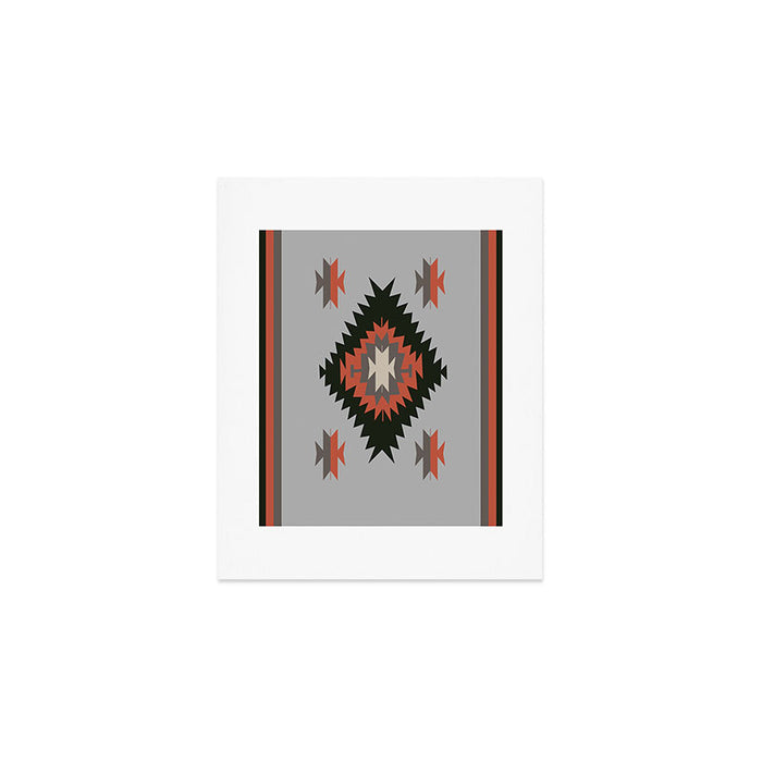 New Mexico Southwest Santa Fe Tribal Indian Pattern Art Print Gallery Image 1