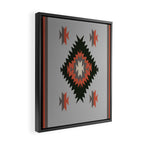 New Mexico Southwest Santa Fe Tribal Indian Pattern Framed Canvas Print Gallery Image 2