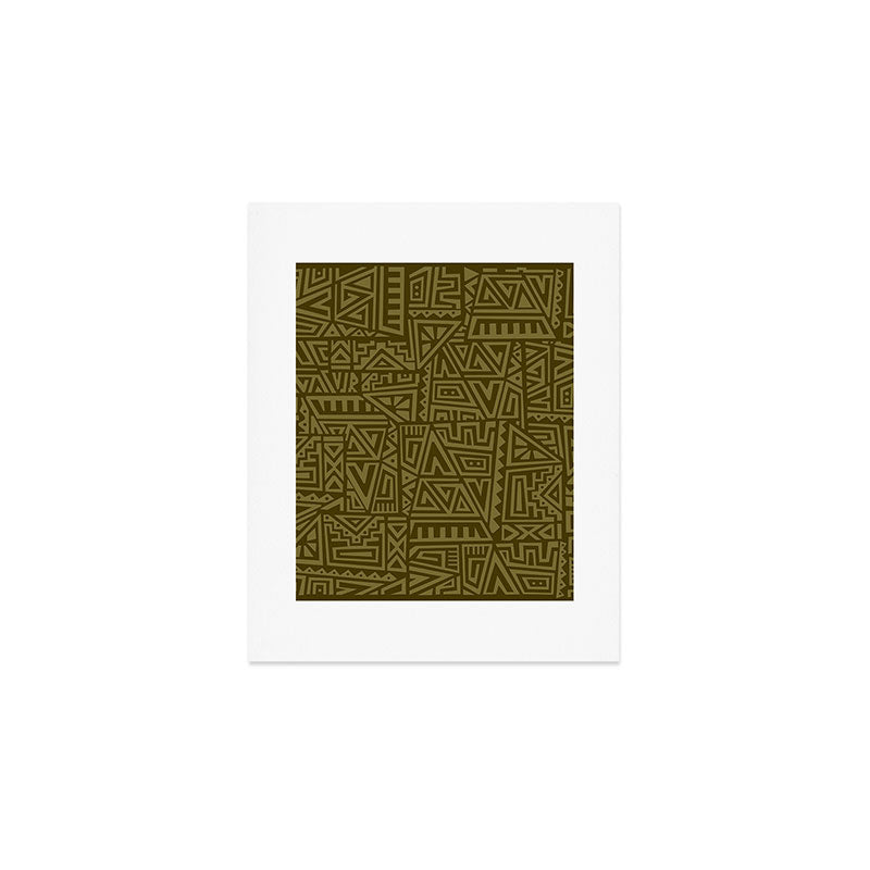 Polynesian Tribal Pattern Art Print Gallery Image 1