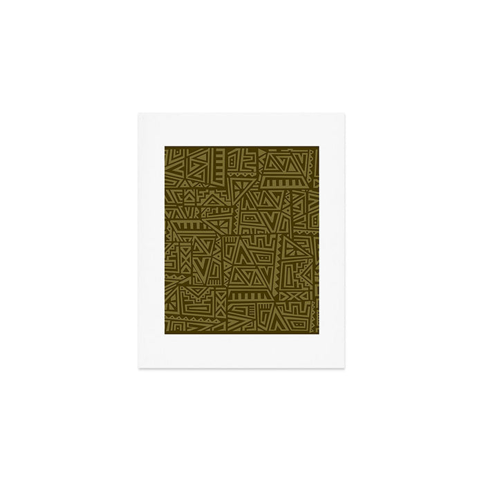 Polynesian Tribal Pattern Art Print Gallery Image 1