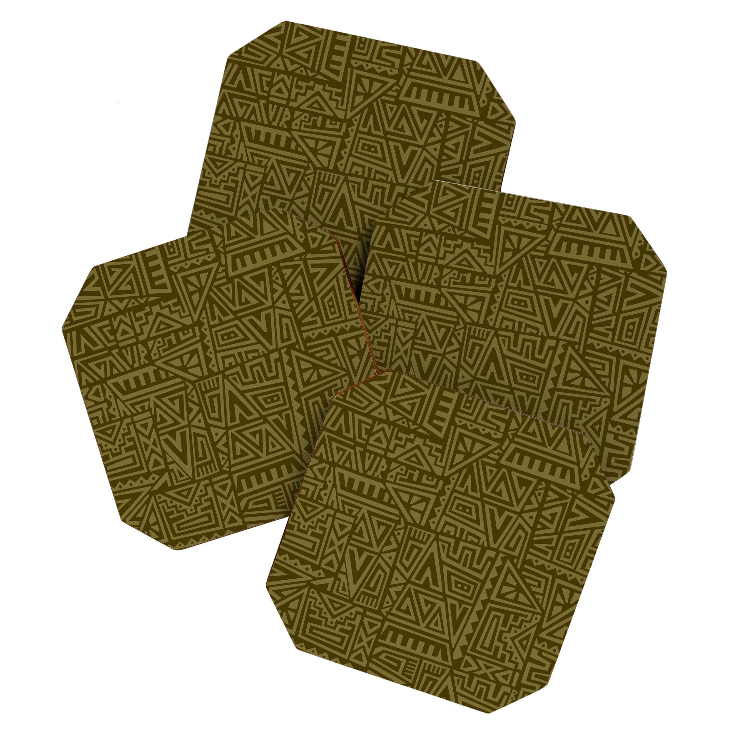 Polynesian Tribal Pattern Coaster Gallery Image 1