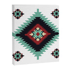 Southwest Santa Fe Geometric Tribal Indian Pattern Canvas Print Gallery Image 8