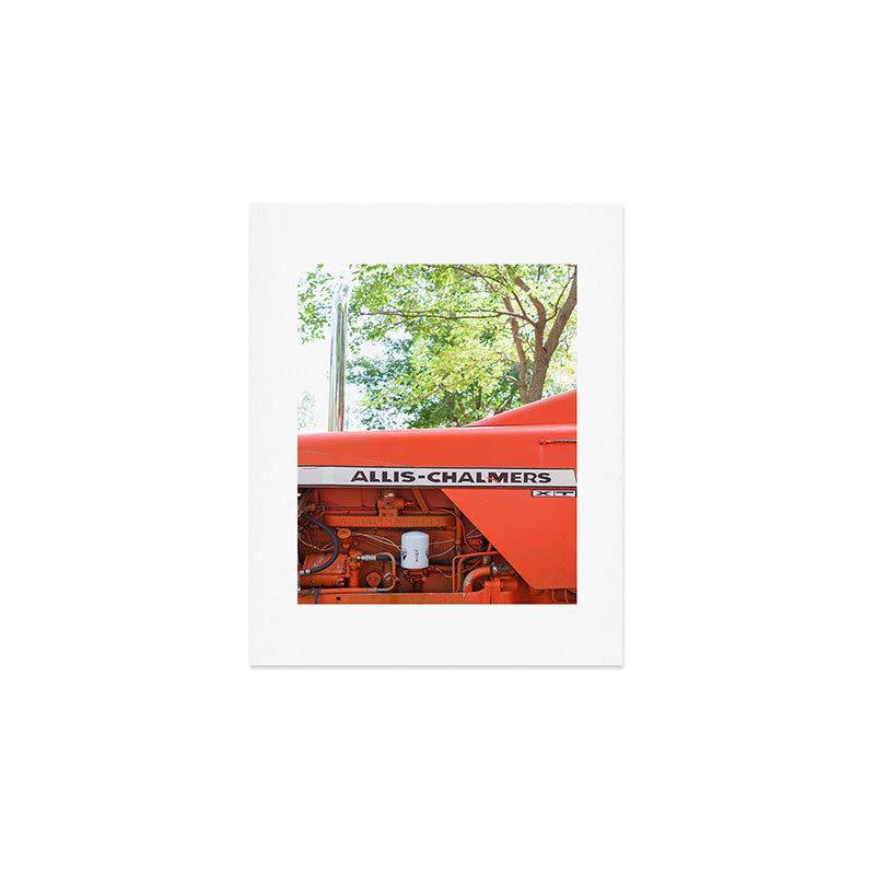 Allis - Chalmers Vintage Tractor Art Print Gallery Image 1