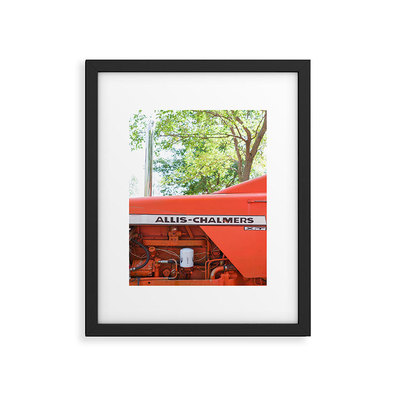 Allis - Chalmers Vintage Tractor Framed Art Print Gallery Image 5
