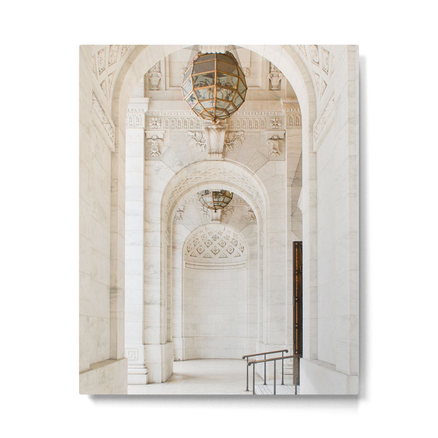 At the New York City Library Metal Print Gallery Image 4