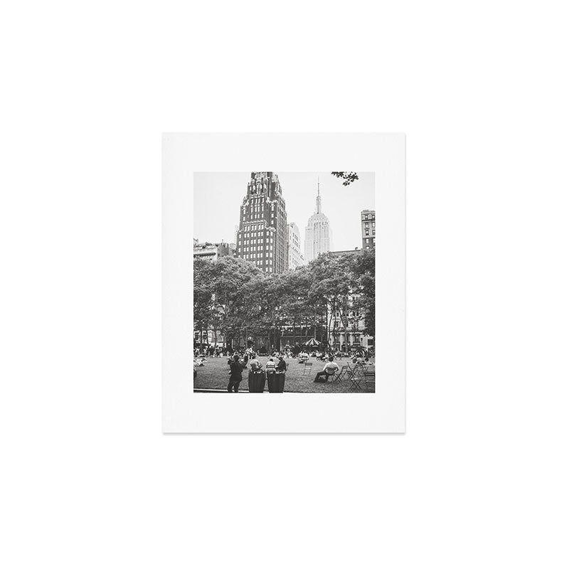Bryant Park NYC Photography Art Print Gallery Image 1