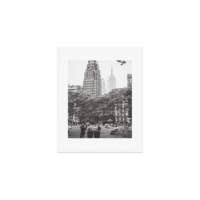 Bryant Park NYC Photography Art Print Gallery Image 1