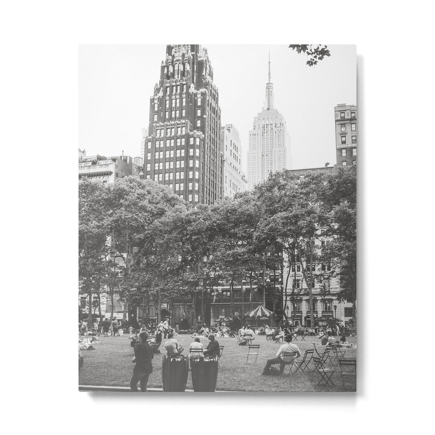 Bryant Park NYC Photography Metal Print Gallery Image 4