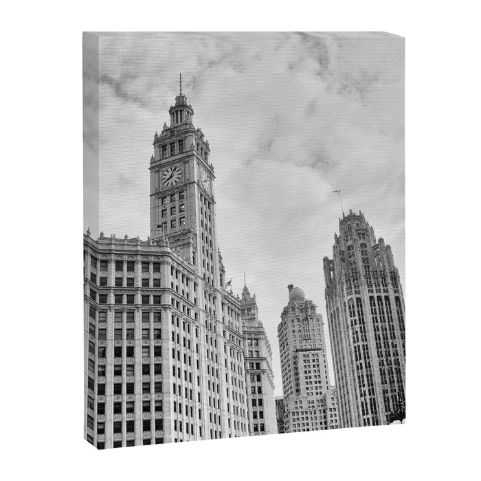 Chicago Iconic Wrigley Building Canvas Print Gallery Image 1