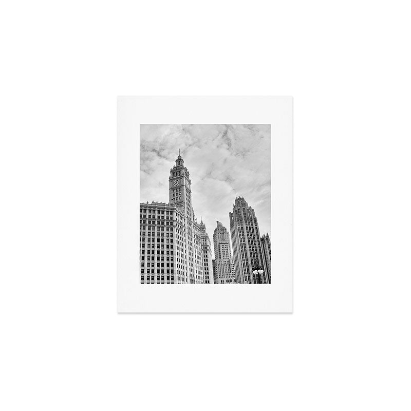 Chicago Iconic Wrigley Building Art Print Gallery Image 1