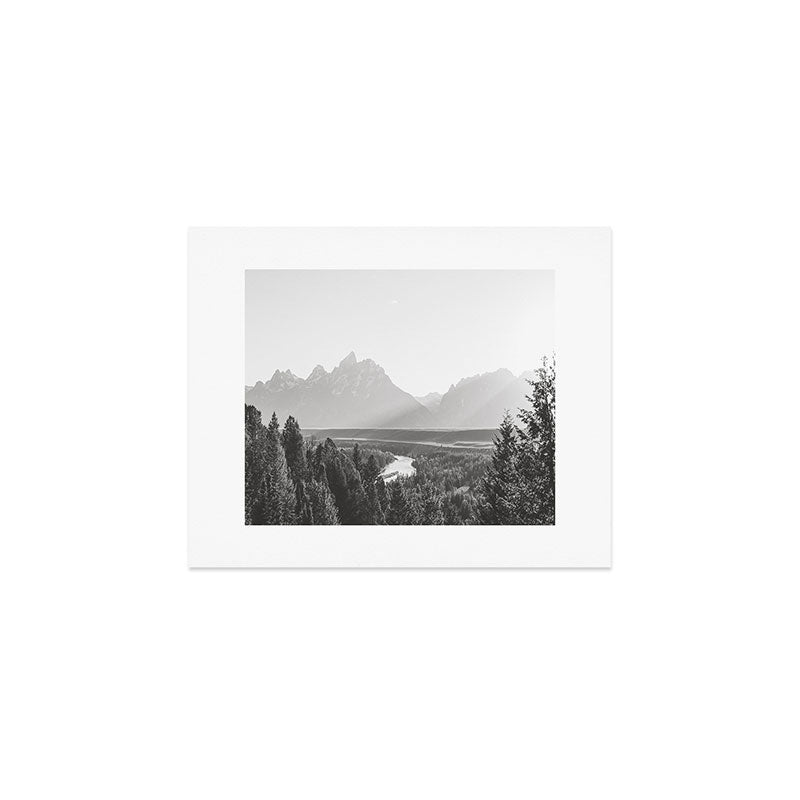 Grand Tetons Snake River Sunset Art Print Gallery Image 1