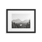 Grand Tetons Snake River Sunset Framed Art Print Gallery Image 5