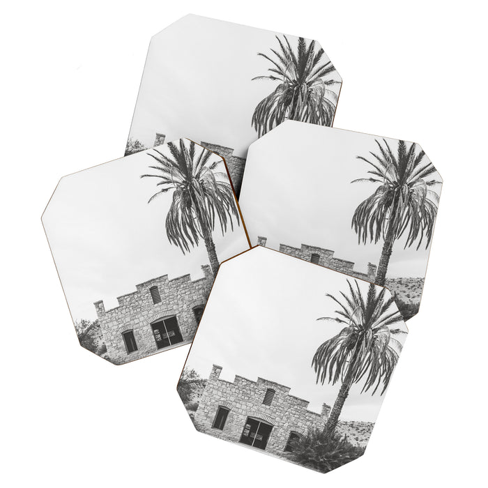 Hot Springs Black and White - Big Bend National Park Photography Coaster Gallery Image 1