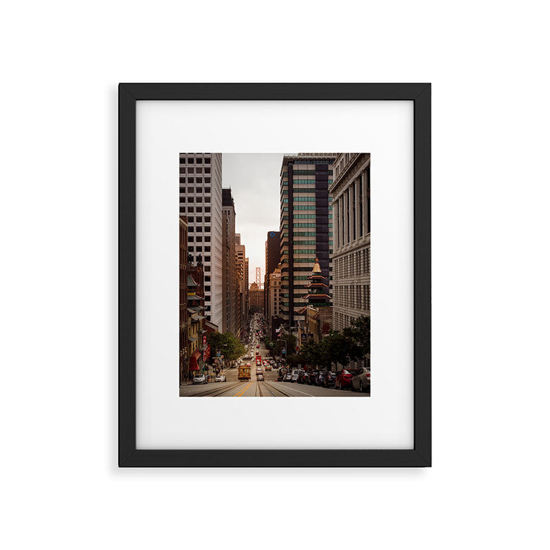 Lingering in San Francisco Framed Art Print Gallery Image 5