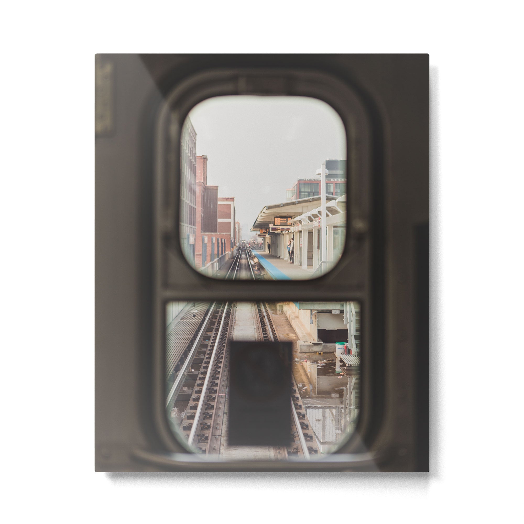 Loop Bound - Chicago El Photography Metal Print Gallery Image 4