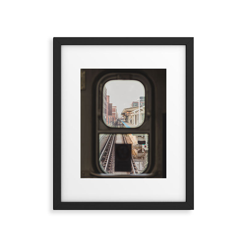 Loop Bound - Chicago El Photography Framed Art Print Gallery Image 5