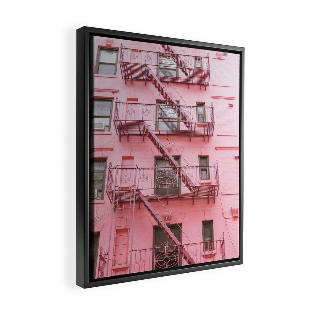 Pink Soho NYC Framed Canvas Print Gallery Image 2