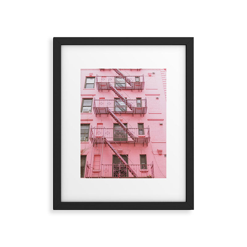 Pink Soho NYC Framed Art Print Gallery Image 4