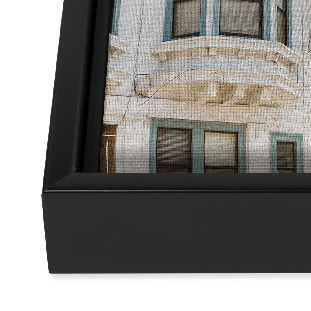 San Francisco Pastels Framed Canvas Print Gallery Image 3