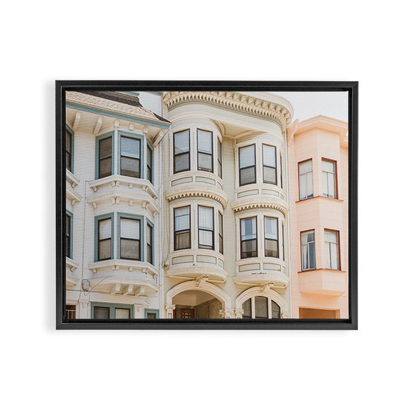 San Francisco Pastels Framed Canvas Print Gallery Image 6