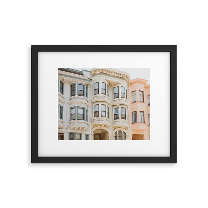 San Francisco Pastels Framed Art Print Gallery Image 1