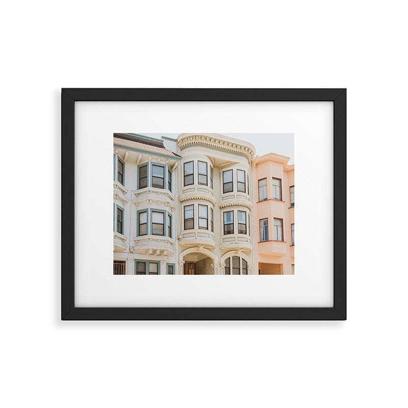 San Francisco Pastels Framed Art Print Gallery Image 4