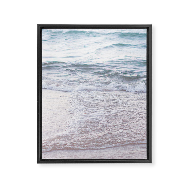 Watching the Waves Framed Canvas Print Gallery Image 3