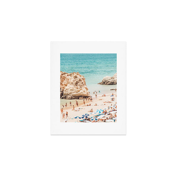 Aerial Beach Print - Ocean (part one of a diptych) Sea Travel photography Art Print Gallery Image 1
