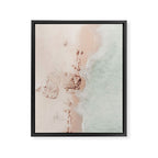Aerial Mint Green Ocean - Pastel Beach - Minimal Beach - Sea Travel  photography Framed Canvas Print Gallery Image 6