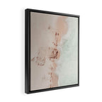 Aerial Mint Green Ocean - Pastel Beach - Minimal Beach - Sea Travel  photography Framed Canvas Print Gallery Image 2